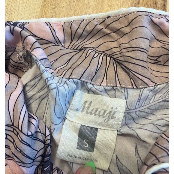 Maaji Short Sleeve Pajama Set in Pearly Slumber - Picture 3 of 4